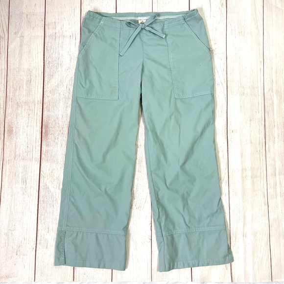 Prana women's cropped pants - Small - light blue climbing hiking lightweight - Picture 1 of 7